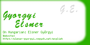 gyorgyi elsner business card